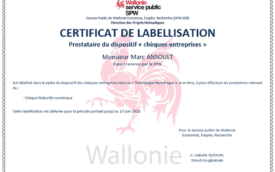 Exquando accredited by the Walloon Region to develop the digital maturity of SMEs